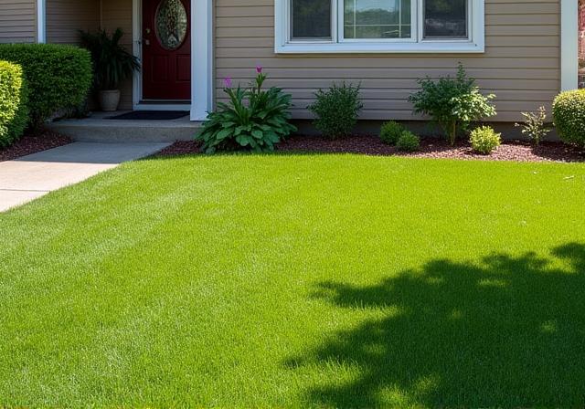 Before: A plain grass lawn in a Hawthorn front yard.