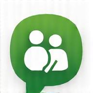 Icon representing a consultation and discussion.
