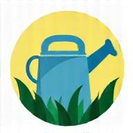 Icon representing ongoing garden care and maintenance.
