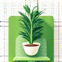 Icon representing garden design and layout planning.